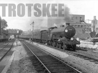 Large Negative Br British Railways Steam Loco 32424 Chelsea Fulham 1957 Class H2