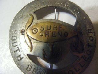 One Of A Kind South Bend Surf - Oreno Collectors Badge Iowa Maker