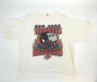 Vintage Starter 1996 York Yankees World Series Champions Shirt Size Xl