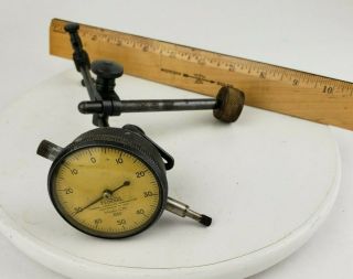 Vintage Federal Dial Indicator C81 -.  001 " Machinist 2 " Face Tool Lathe Milling