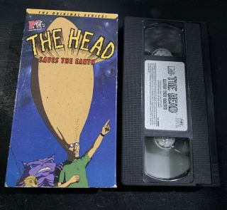 Mtv’s The Head Saves The Earth Vhs Tv Show Cartoon Cult Vintage Mtv