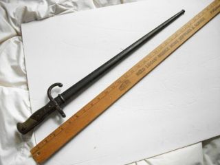 Antique Old France French Franco Pruss War Bayonet Short Sword