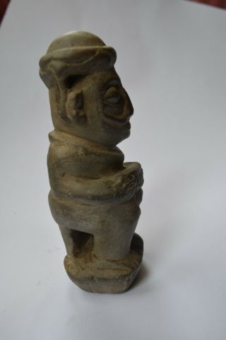 Tribal art Antique indonesian Stone carved figure NIAS islands 3