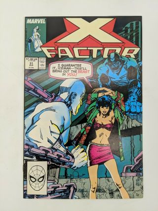 X - Factor 31 (aug 1988) 1st App Of Orphan - Maker Vintage Bronze Age Marvel Comics