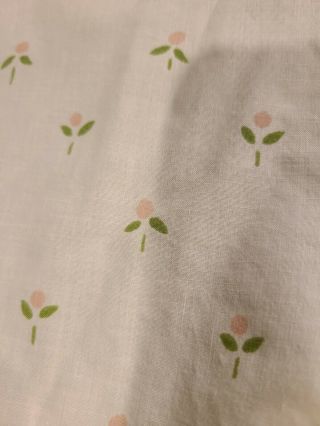 Vintage Laura Ashley Castleberry Fitted Twin Sheet Cotton Blend