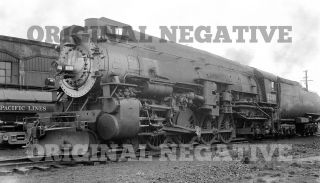 Orig 1941 Negative - Southern Pacific Sp 4 - 8 - 2 Klamath Falls Or Oregon Railroad