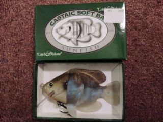 Vintage Castaic Soft Bait - - - - - Sunfish - - - - - Swim Bait Fishing Lure
