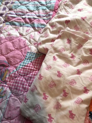 My Little Pony Quilt & Sheets Vtg Retro 2000’s Toddler Baby Crib Set 2