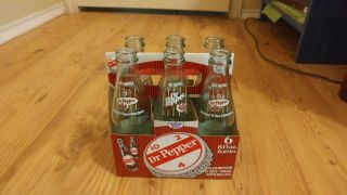 Vintage Dublin Dr.  Pepper Bottles - 6 Pack