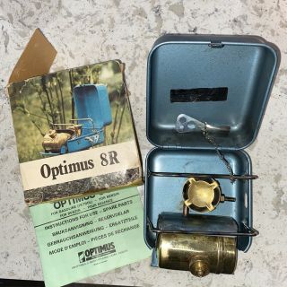 Vintage Optimus 8r /no Chemicals Inside/ Stove Sweden W/ Box