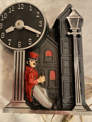 Vintage 60’s Mastercrafters Clock Corp “happy Time” Model 911 Bar Man Cave
