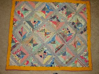 Vintage Quilt Handmade 68 X 60 Inch