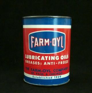 Vintage Farm - Oyl Lubricating Oil Can Bank 1950 