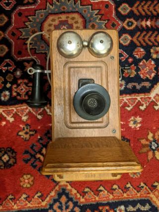 Antique Wall Hand Crank Telephone - 317 - Early 1900 