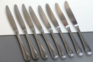TOWLE BEADED ANTIQUE 8x DINNER KNIFE KNIVE STAINLESS STEEL 18/10 GERMANY 8 7/8 
