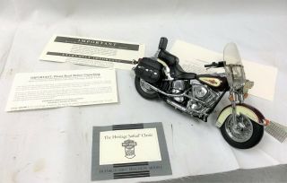 Franklin Harley Davidson Softail Classic 1:10 Mortocycle Model W/ Box