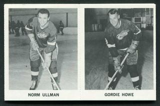 1965/66 Detriot Red Wing Team Set Coca - Cola Hockey - - Still Complete - - Gordie Howe