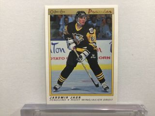 1990 - 91 Jaromir Jagr O - Pee - Chee Premier Rookie Card 50 Pittsburgh Penguins