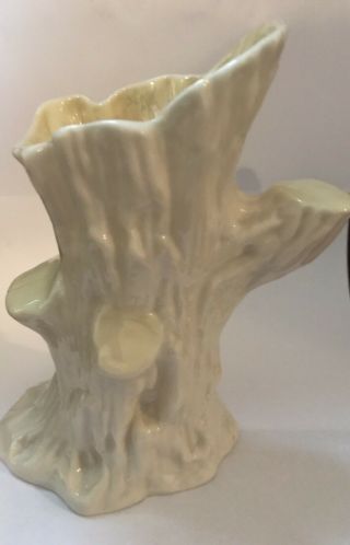 Vintage Belleek China Vase Tree Of Life,  5th Mark 1955 - 1965 Made Ireland