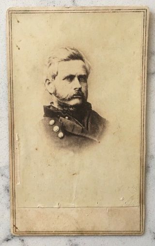 Antique Civil War Cdv Photograph Union General Edward Ord Anthony
