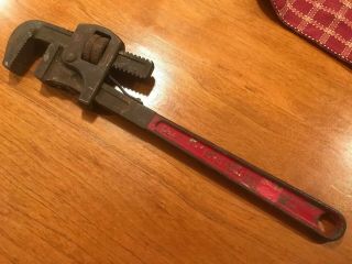 Vintage Heavy Duty 18 " Lectrolite Straight Pipe / Monkey Wrench Made In U.  S.  A
