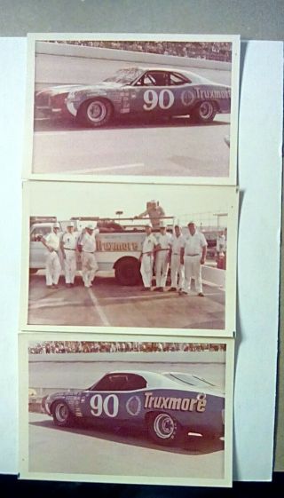 Vintage Racing Photos,  Junie Donlavey,  Truxmore Pit Crew,  Pace Car,  Dover 500 1973