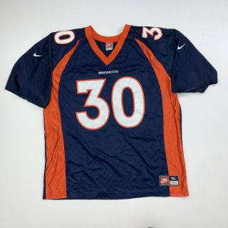 Vintage Nike Terrell Davis Denver Broncos Jersey Size Xl Nfl Football 90s