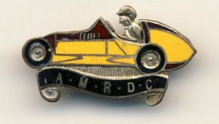 Auckland Midget Racing Drivers Club - Vintage Lapel Badge