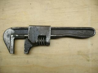 Vintage Indian Motorcycle Adjustable Wrench - 7” - Marked M - Fine