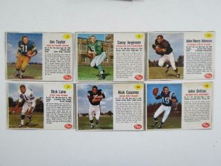 (40) 1961 - 1962 Post Cereal Baseball and Football Cards w/ Stars 2
