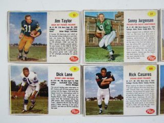 (40) 1961 - 1962 Post Cereal Baseball and Football Cards w/ Stars 3