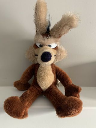 Vintage 1971 Warner Bros Characters Wile E.  Coyote - Mighty Star 19” Plush