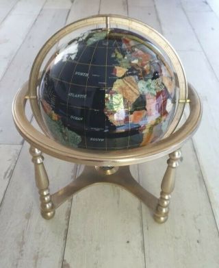 Lapis Handmade Gemstone Globe - Over £1000 Valuation Certificate