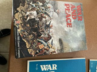 Avalon Hill War And Peace The Game Of The Napoleonic Wars Bookcase Game Vintage