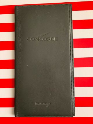 British Airways Concorde Leather Document Holder