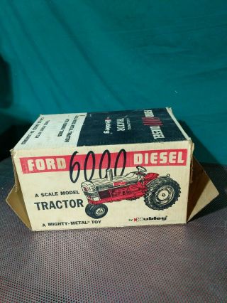 Hubbly Antique Ford 6000 Diesel Tractor And Display Stand