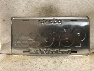 Vintage 96 Rock Booster License Plate FRONT TAG 2