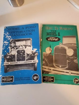 Vintage 1973 Model A Ford Restoration Handbook & How To Restore The Model A
