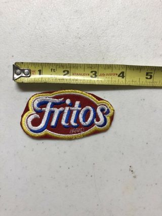 Vintage Fritos Frito Lay Snack Food Advertising Patch