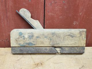 Vintage Auburn Tool Co Wooden Molding Plane Moulding Old Wood