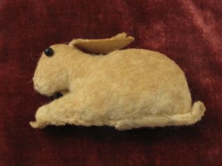 Antique Cotton Batting Bunny Rabbit Christmas Ornament