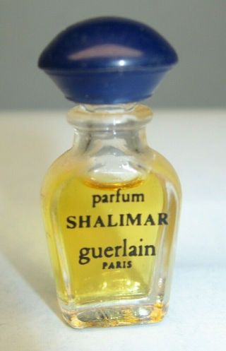 Vintage Micro Miniature Shalimar Parfum,  By Guerlain,  Paris