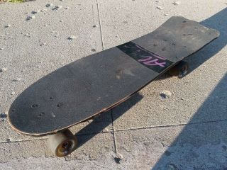 Vintage Alva Dagger Tail Skateboard 10 " X 31 " Only The Deck