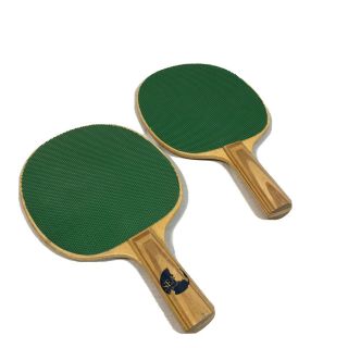 Vintage Sears Roebuck Ping Pong Paddles Set Green Table Tennis