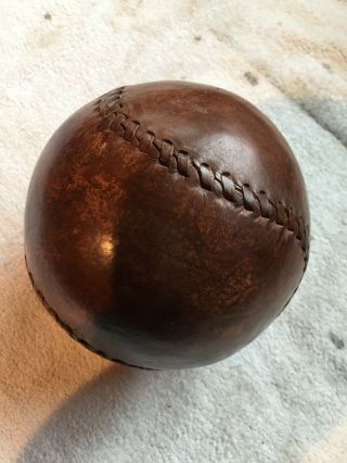 Antique Leather 5 1/2 " Medicine Ball