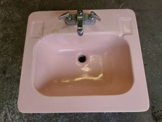 Vintage Kohler Pink Drop In Sink 20x18 K1890