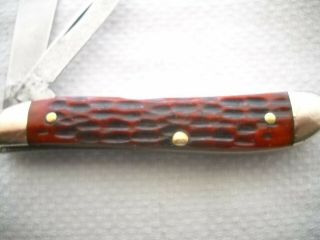 Old Antique Case Xx 6220 Red Bone Pocket Knife