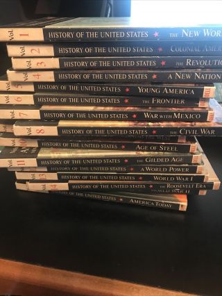 16 American Heritage History Of The United States Vtg