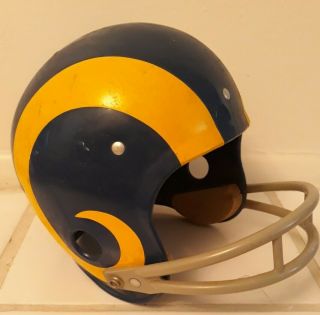 Vintage Los Angeles Rams Hnfl Rawlings Football Helmet Size Small