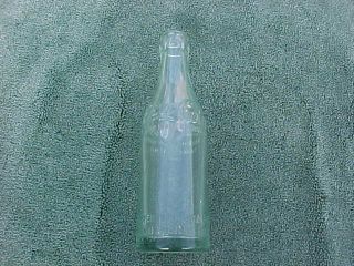 Antique Coca Cola Glass Straight Side Glass Bottle Charlotte N.  C.  Scri 2